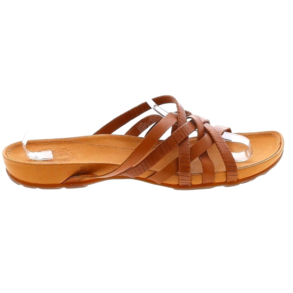 Strappy Leather Timberland Sandals, 10